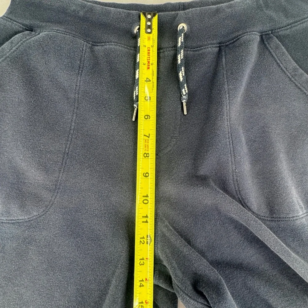 The North Face Fleece Sweat Shorts Mens Large Blue Drawstring Lounge Casual